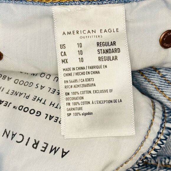 American Eagle Outfitters 90’s Straight Jeans size 10 - Picture 7 of 13